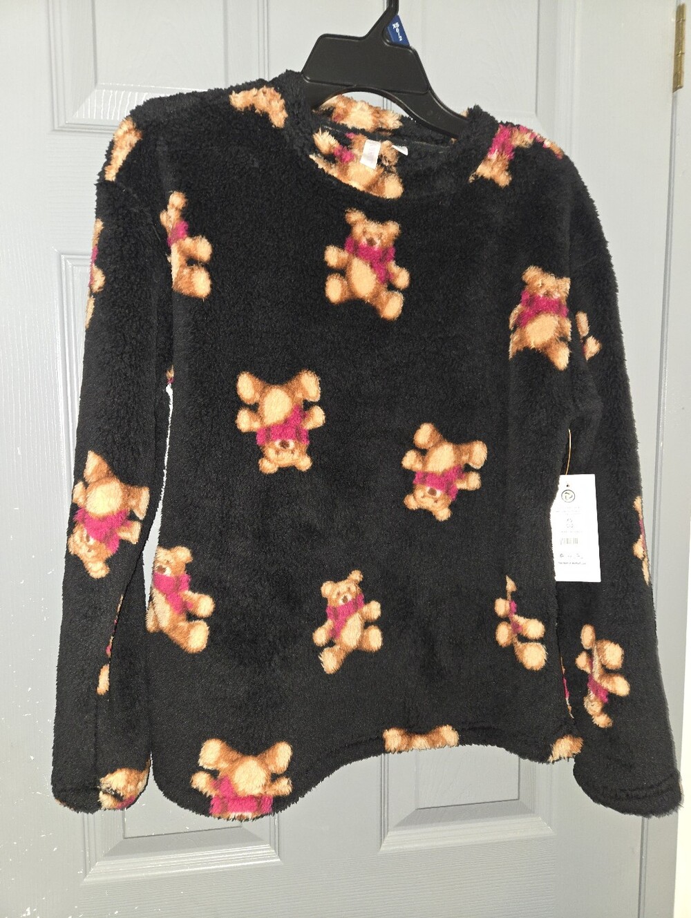 Joyspun Fuzzy Teddy Bear Sweater